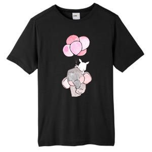 Cute Elephant Balloons Birthday Gift Tall Fusion ChromaSoft Performance T-Shirt