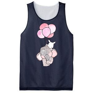 Cute Elephant Balloons Birthday Gift Mesh Reversible Basketball Jersey Tank