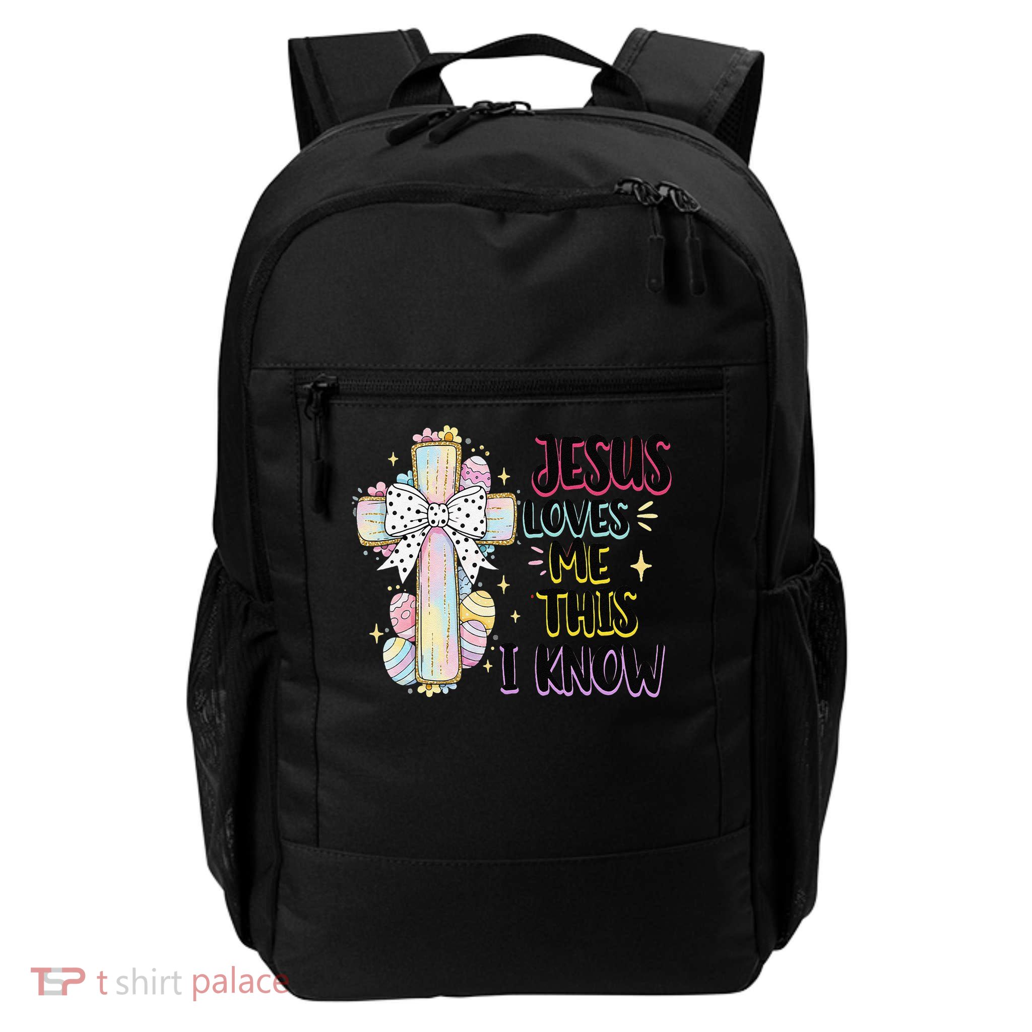 Christian Easter Bundle Jesus Loves Me This I Know Daily Commute Backpack