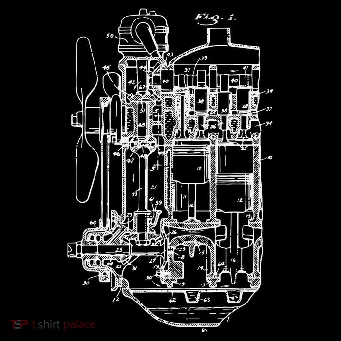 Car Engine Blueprint Car Auto Mechanic Garage Engineer Stripe Pom Pom Beanie