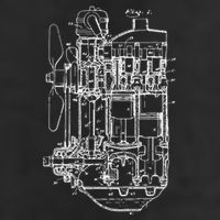 Car Engine Blueprint Car Auto Mechanic Garage Engineer Adult Drive Performance Visor