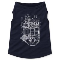 Car Engine Blueprint Car Auto Mechanic Garage Engineer Doggie Tank