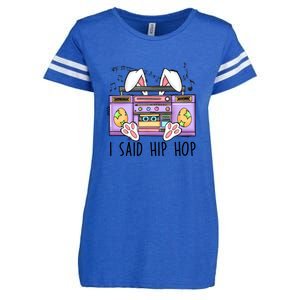 Cute Easter Bunny I Said A Hip Hop Funny Enza Ladies Jersey Football T-Shirt