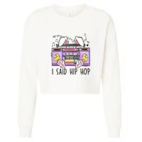 Cute Easter Bunny I Said A Hip Hop Funny Cropped Pullover Crew