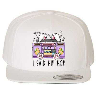 Cute Easter Bunny I Said A Hip Hop Funny Wool Snapback Cap