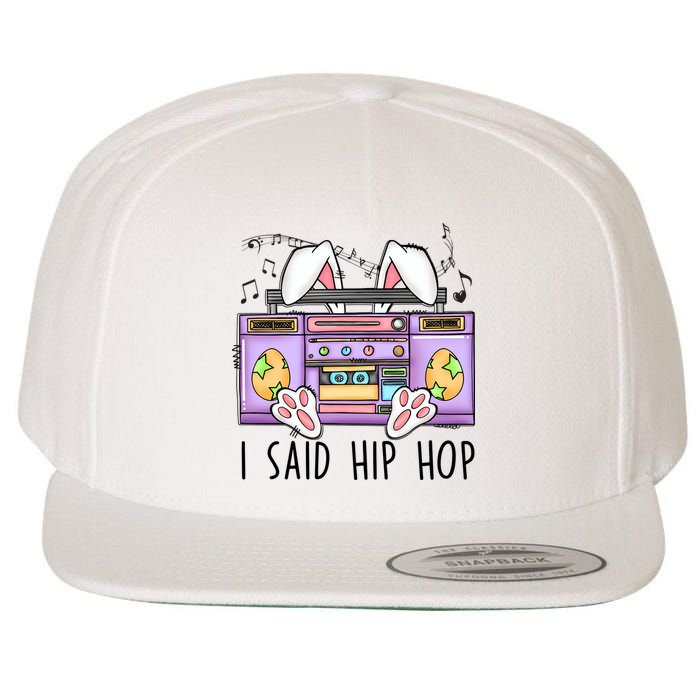 Cute Easter Bunny I Said A Hip Hop Funny Wool Snapback Cap