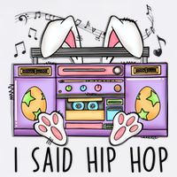 Cute Easter Bunny I Said A Hip Hop Funny Wool Snapback Cap