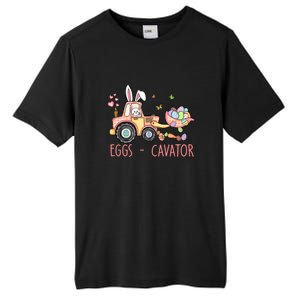  Eggs Cavator Easter Bunny Excavator Cute Toodler Tall Fusion ChromaSoft Performance T-Shirt