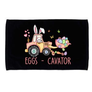  Eggs Cavator Easter Bunny Excavator Cute Toodler Microfiber Hand Towel