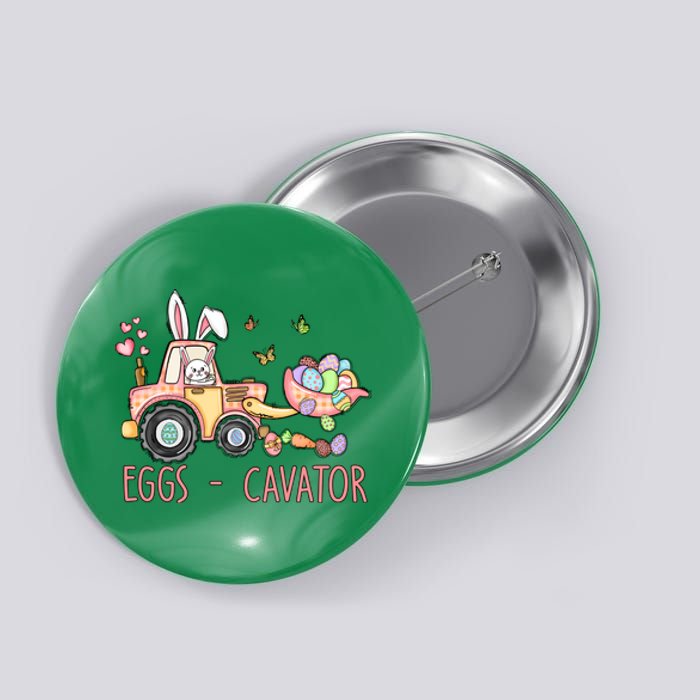  Eggs Cavator Easter Bunny Excavator Cute Toodler Button