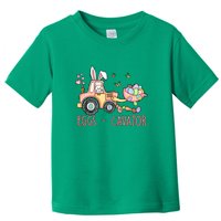  Eggs Cavator Easter Bunny Excavator Cute Toodler Toddler T-Shirt