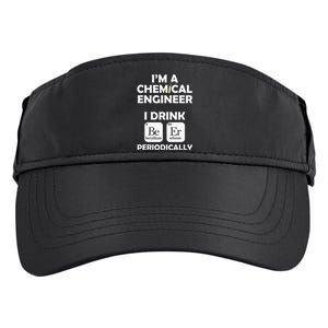 Chemical Engineer Beer Periodically Engineering Gifts Adult Drive Performance Visor