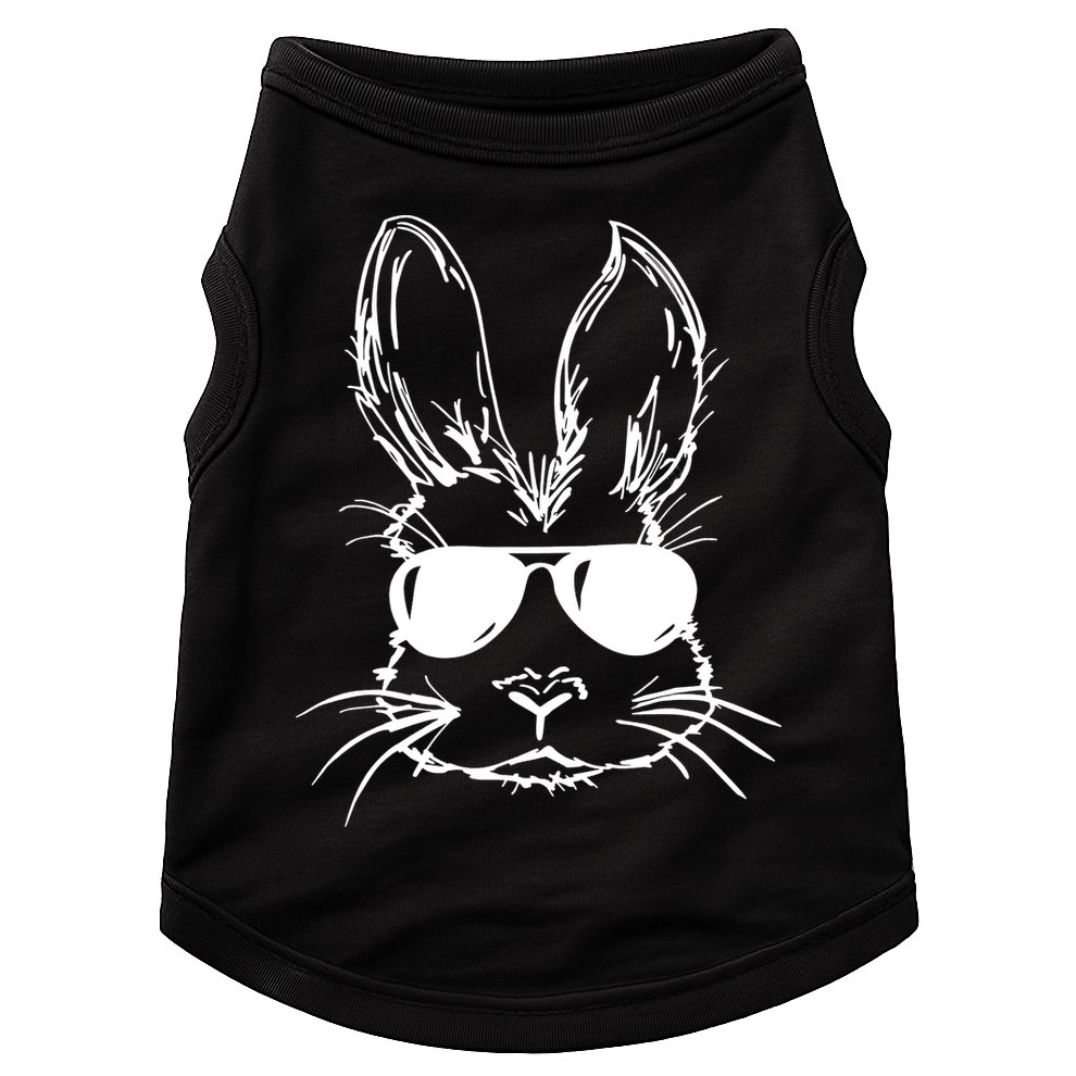 Cool Easter Bunny Sunglass Doggie Tank