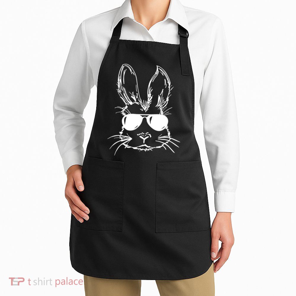 Cool Easter Bunny Sunglass Apron