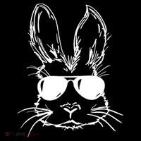 Cool Easter Bunny Sunglass Tank Top
