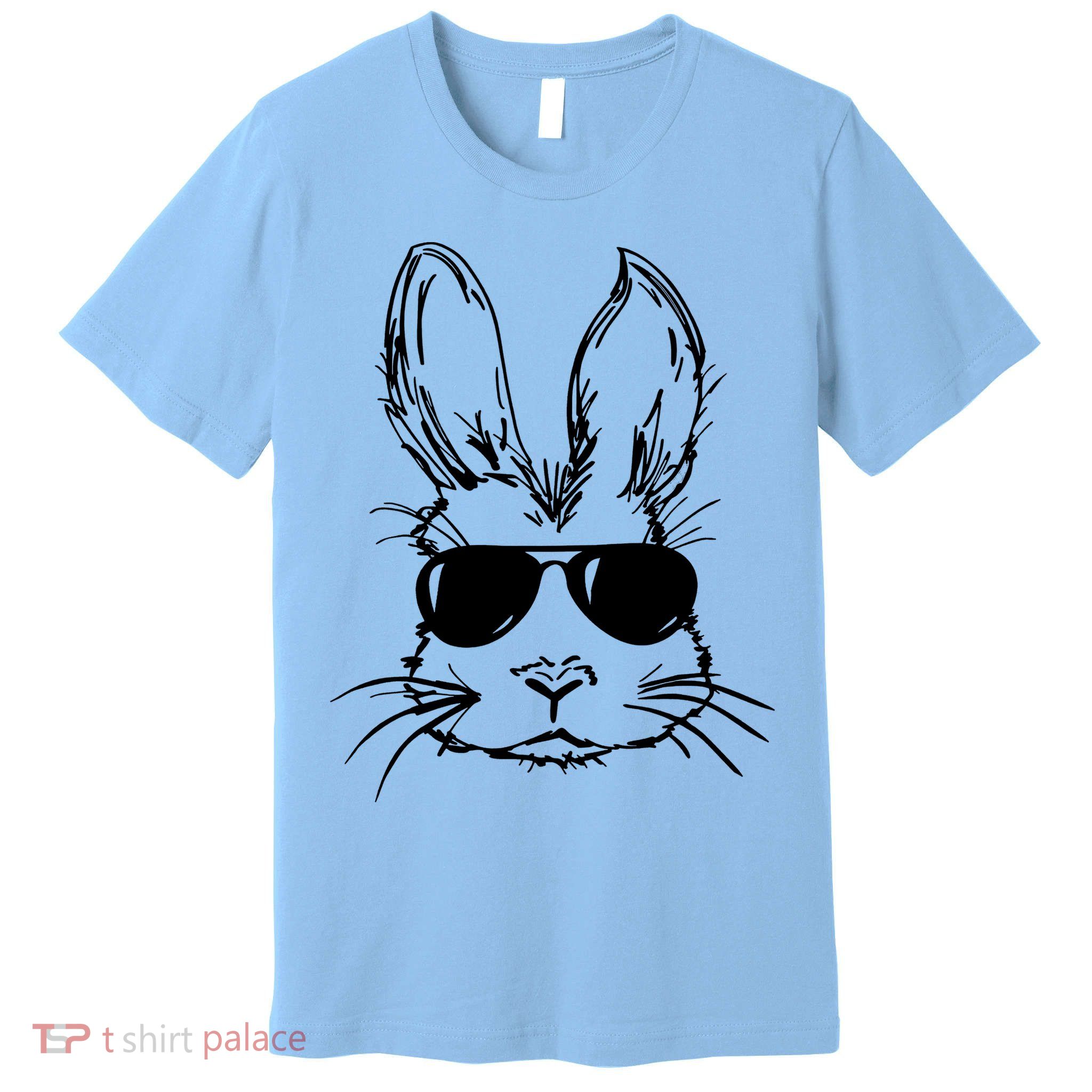Cool Easter Bunny Sunglass Premium T-Shirt
