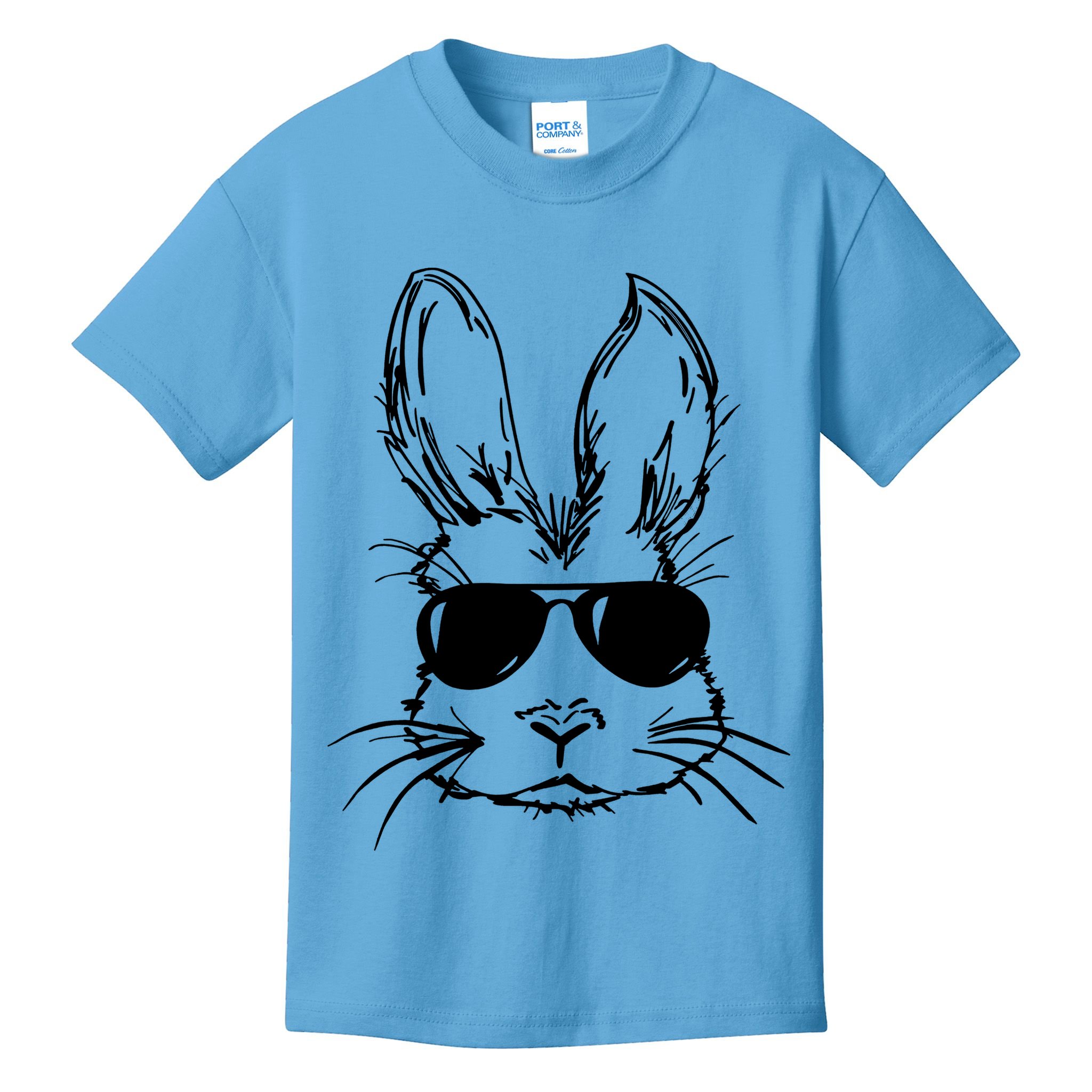 Cool Easter Bunny Sunglass Kids T-Shirt