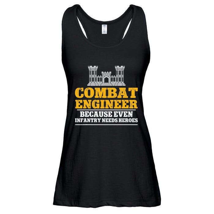 Combat Engineer Because Even Infantry Needs Heroes Ladies Essential Flowy Tank