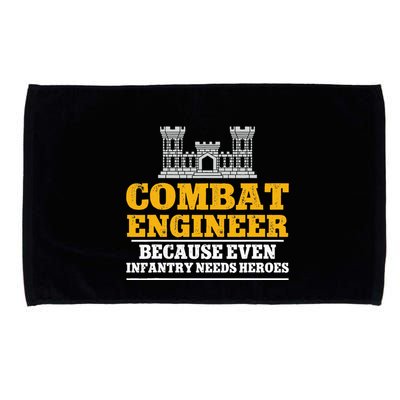 Combat Engineer Because Even Infantry Needs Heroes Microfiber Hand Towel