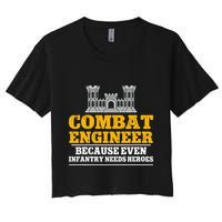 Combat Engineer Because Even Infantry Needs Heroes Crop Top