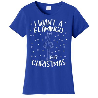 Christmas Exotic Bird Funny Flamazing Flamingo For Christmas Meaningful Gift Women's T-Shirt