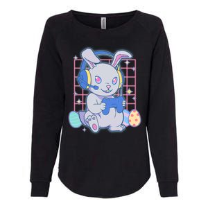 Cute Easter Bunny Rabbit Gamer Womens California Wash Sweatshirt