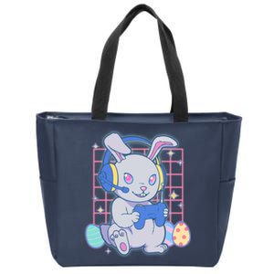 Cute Easter Bunny Rabbit Gamer Zip Tote Bag