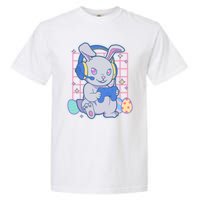 Cute Easter Bunny Rabbit Gamer Garment-Dyed Heavyweight T-Shirt