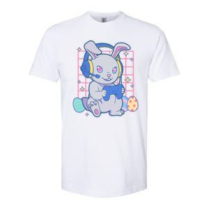 Cute Easter Bunny Rabbit Gamer Softstyle CVC T-Shirt