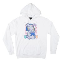 Cute Easter Bunny Rabbit Gamer Hoodie