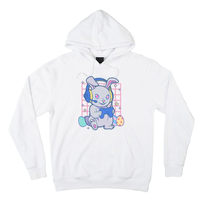 Cute Easter Bunny Rabbit Gamer Hoodie