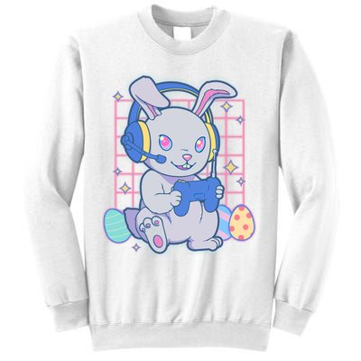 Cute Easter Bunny Rabbit Gamer Sweatshirt