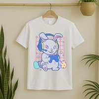 Cute Easter Bunny Rabbit Gamer T-Shirt
