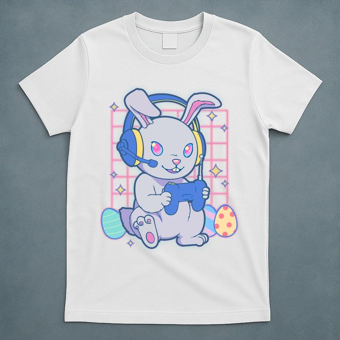 Cute Easter Bunny Rabbit Gamer T-Shirt
