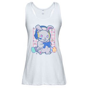 Cute Easter Bunny Rabbit Gamer Ladies Essential Flowy Tank