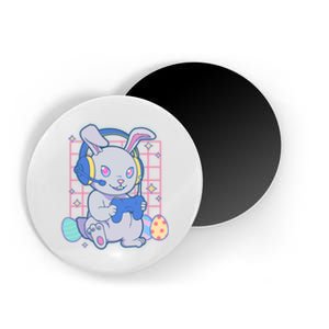 Cute Easter Bunny Rabbit Gamer Magnet