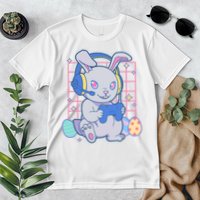 Cute Easter Bunny Rabbit Gamer Premium T-Shirt