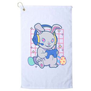 Cute Easter Bunny Rabbit Gamer Platinum Collection Golf Towel