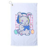 Cute Easter Bunny Rabbit Gamer Platinum Collection Golf Towel