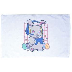 Cute Easter Bunny Rabbit Gamer Microfiber Hand Towel