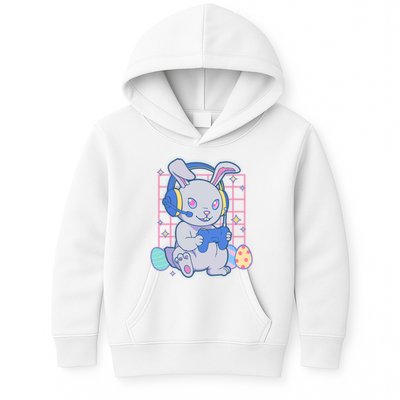 Cute Easter Bunny Rabbit Gamer Kids Hoodie