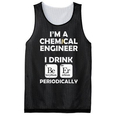 Chemical Engineer Beer Periodically Engineering Gifts Mesh Reversible Basketball Jersey Tank