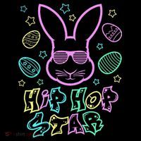 Cool Easter Bunny Graphic Hip Hop Star Gift Idea Impact Tech Backpack