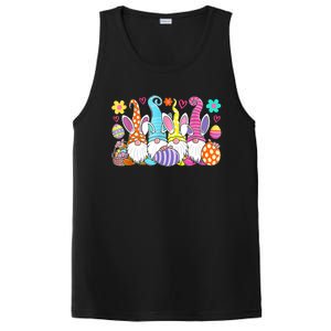 Cute Easter Bunny Spring Gnome Easter Egg Hunting And Basket PosiCharge Competitor Tank