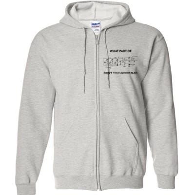 Chemical Engineer Chemical Engineering Full Zip Hoodie