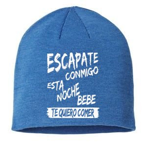 Cool Escapate Conmigo Esta Noche Bebe Sustainable Beanie