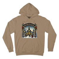 Christmas Eve Chapel Holiday Scene Hoodie