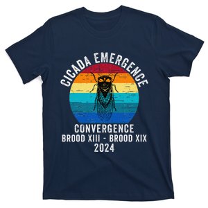 Cicada Emergence Convergence Brood Xiii Brood Xix 2024 T-Shirt