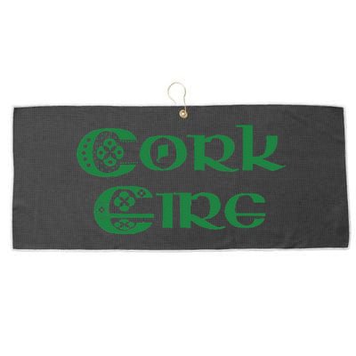 Cork Eire County Cork Ireland Funny Large Microfiber Waffle Golf Towel