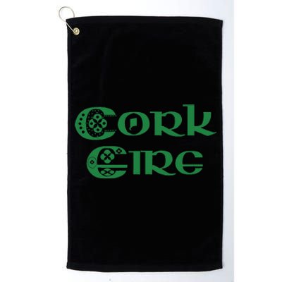 Cork Eire County Cork Ireland Funny Platinum Collection Golf Towel